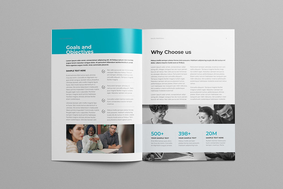 Sales Proposal Template | Word, a Brochure Template by HiveArts (Photo 4 of 9)