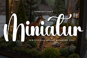 Miniatur, a Handwritten Font by InermediaSTUDIO (Thumbnail 1 of 8)