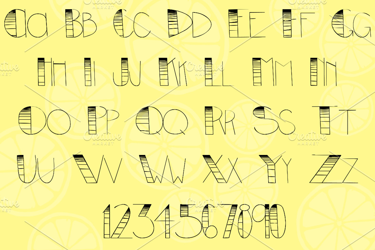 ALLISON Hand Lettered Font preview 5