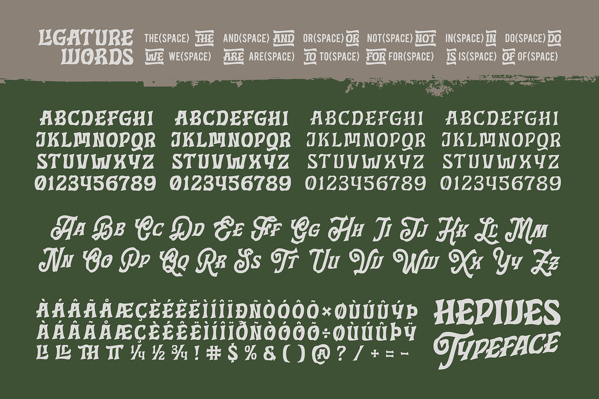 Hepives Font Family, a Script Font by Nocturnal Workspace (Photo 6 of 15)