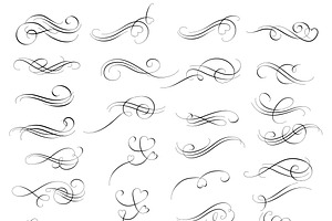 Calligraphic Design Elements