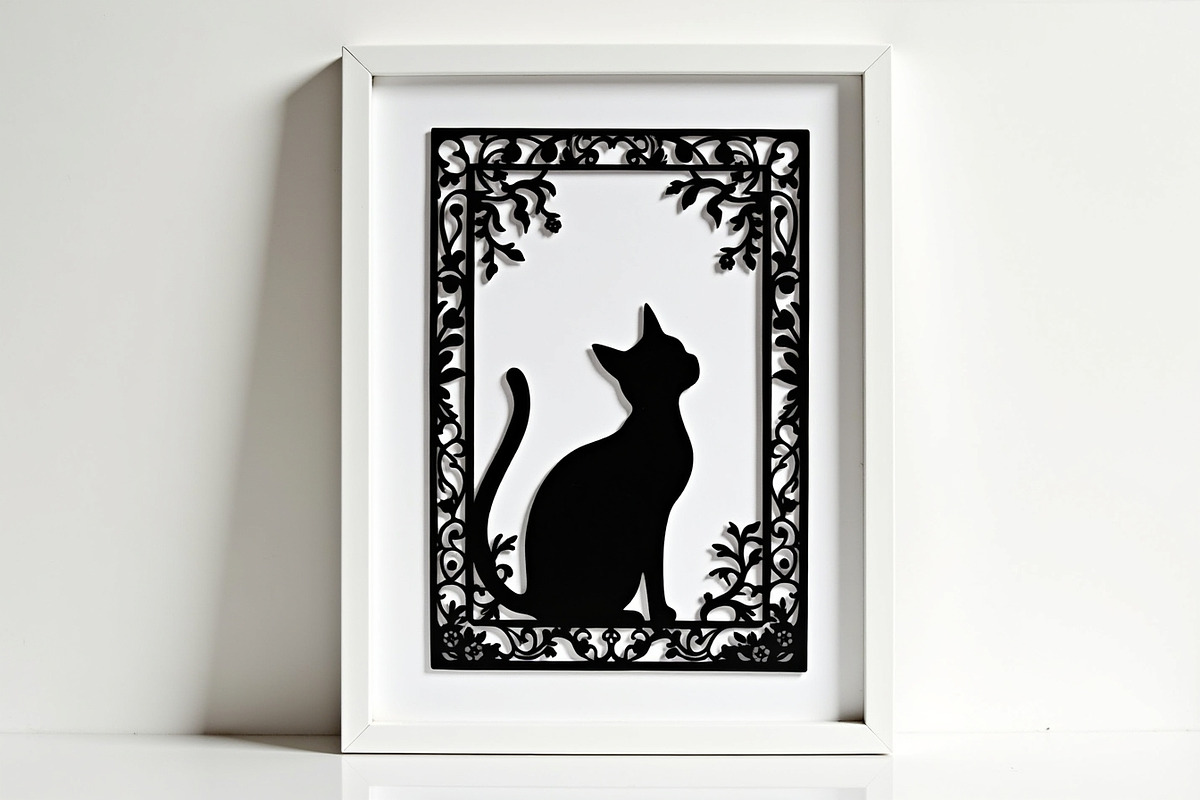 Ornamental Floral Laser Cut Lotus, an Object Graphic by Designs_River (Photo 3 of 11)