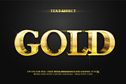 Gold Text Effect Style Collection, a Layer Style Add-On by Mockmenot (Thumbnail 3 of 9)
