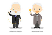 32 Discoverers &Inventors of History, an Education Illustration by asantosg (Thumbnail 11 of 17)