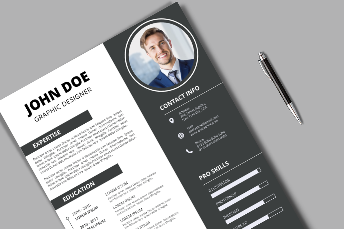 Resume/ CV Template, a Resume Template by Visual Designs (Photo 2 of 2)