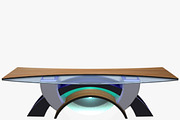 TV Studio News Desk 2, a Furniture 3D Model by akerStudio (Thumbnail 4 of 11)