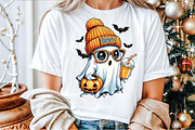 Cute Boujee Ghost Halloween PNG, an Illustration by Sublimation Artist (Thumbnail 7 of 9)