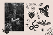 Mystic linocut, Halloween collection, an Object Graphic by Yamurchik (Thumbnail 7 of 10)