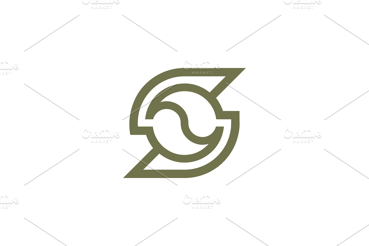letter S yin yang logo, a Branding & Logo Template by Rasagama Studio
