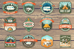 Outdoor Camp Patches