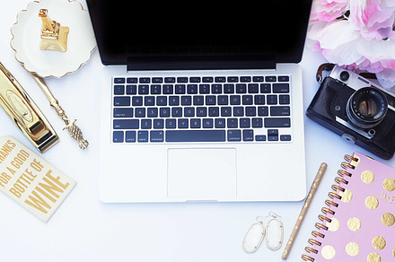 The pretty blogger containing feminine product mockup, product mockup, and