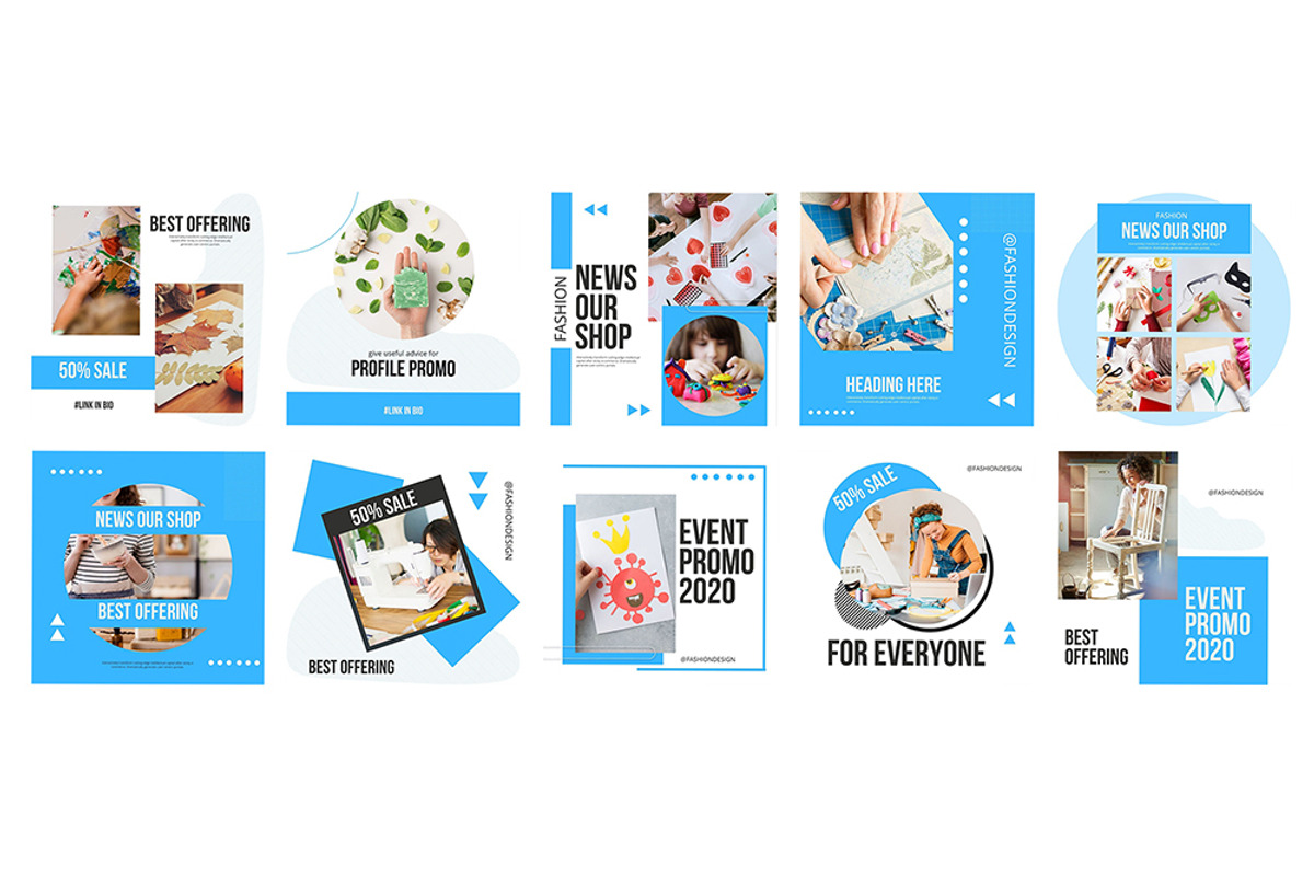 Instagram Post Template For Canva, a Social Media Template by DreamColor (Photo 3 of 5)