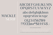 MACKLE | Serif & Handwriting Script, a Serif Font by Konstantine Studio (Thumbnail 13 of 14)