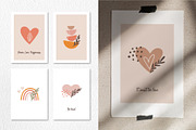 Boho Hearts and Shapes Collection, a Decorative Illustration by DearLetters (Thumbnail 6 of 10)