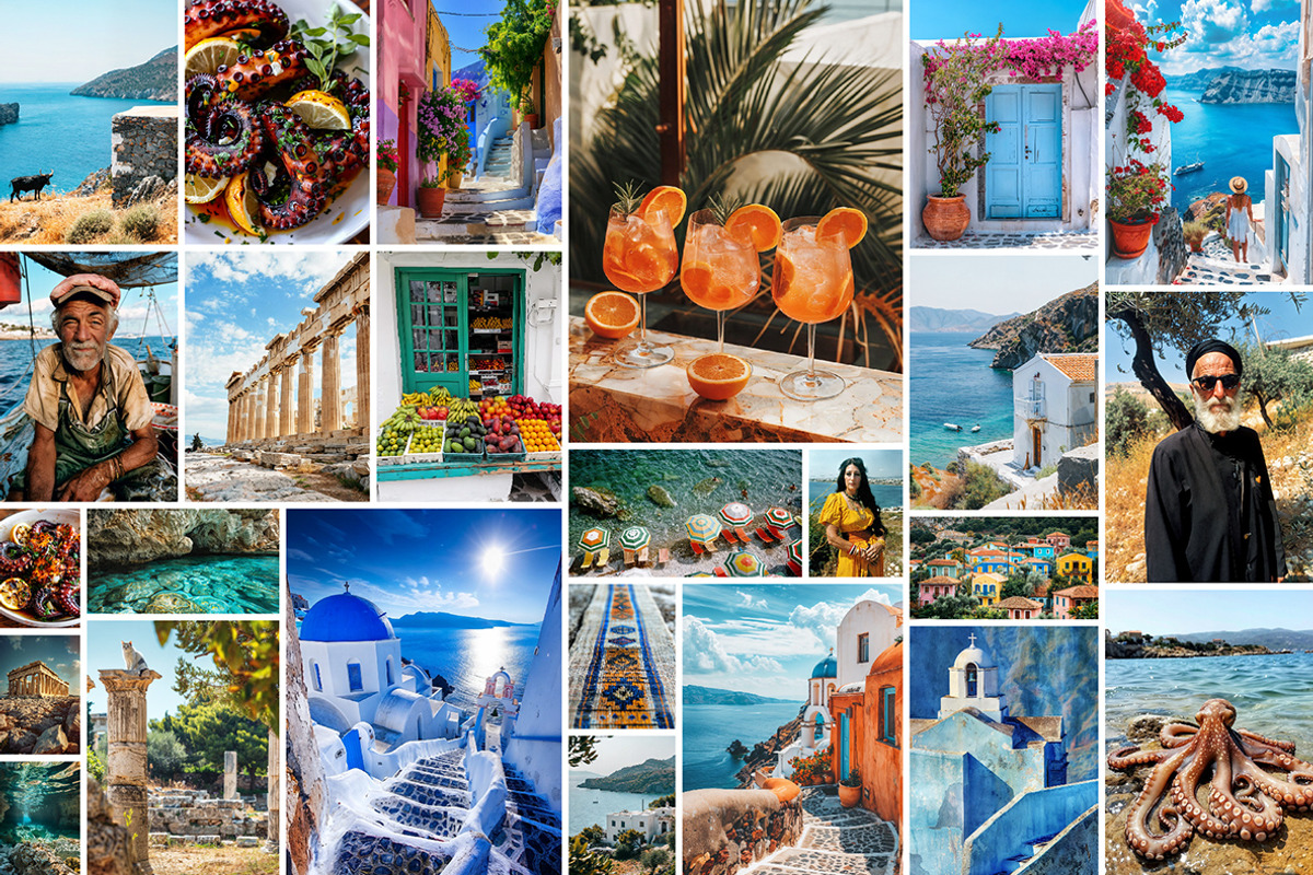 224 images of Greece, a Sports & Recreation Photo by Handmadefont (Photo 3 of 20)