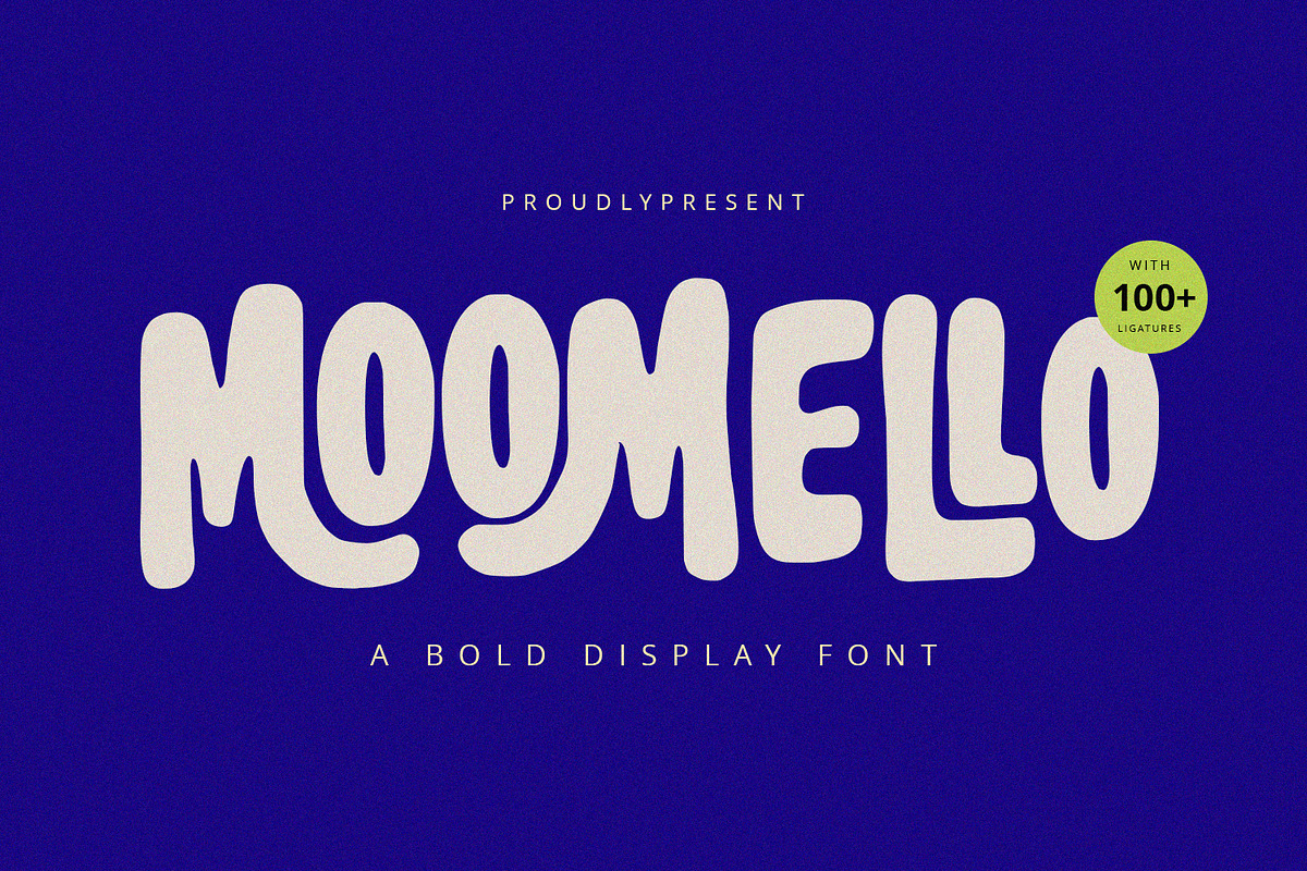 Moomello - Display Font, a Script Font by Alpaprana (Photo 1 of 10)