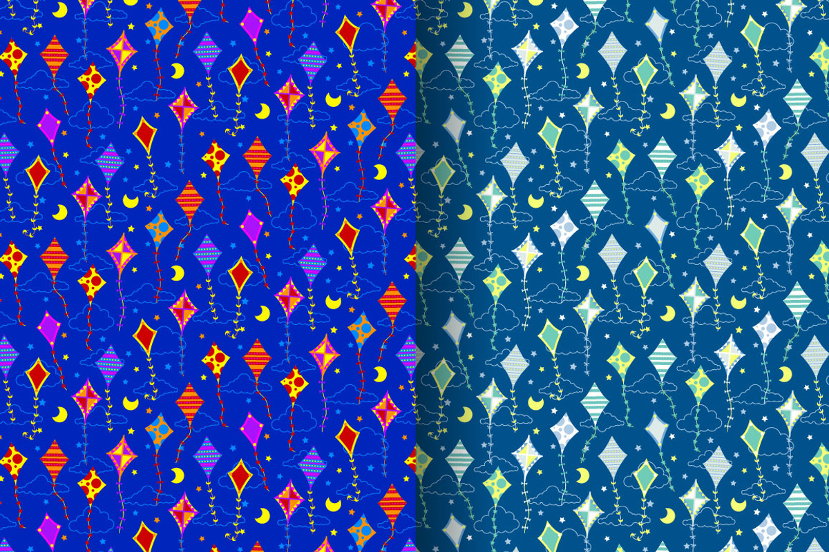 Kites, a Pattern Graphic by merion_merion (Photo 4 of 8)