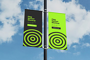 High Quality Flag Mockup, an Advertising Mockup by AKMAL STUDIO (Thumbnail 2 of 5)