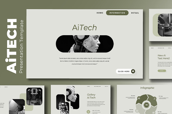Ai Tech Keynote Template preview 5