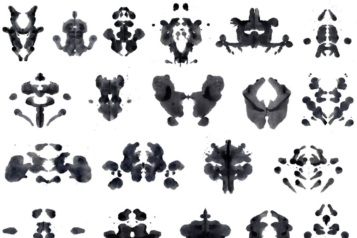 Inkblot (Rorschach test) art kit, a Texture Graphic by Transfuchsian (Photo 2 of 5)
