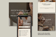 Health & Wellness Instagram Template, a Social Media Template by Design By Hira (Thumbnail 2 of 6)