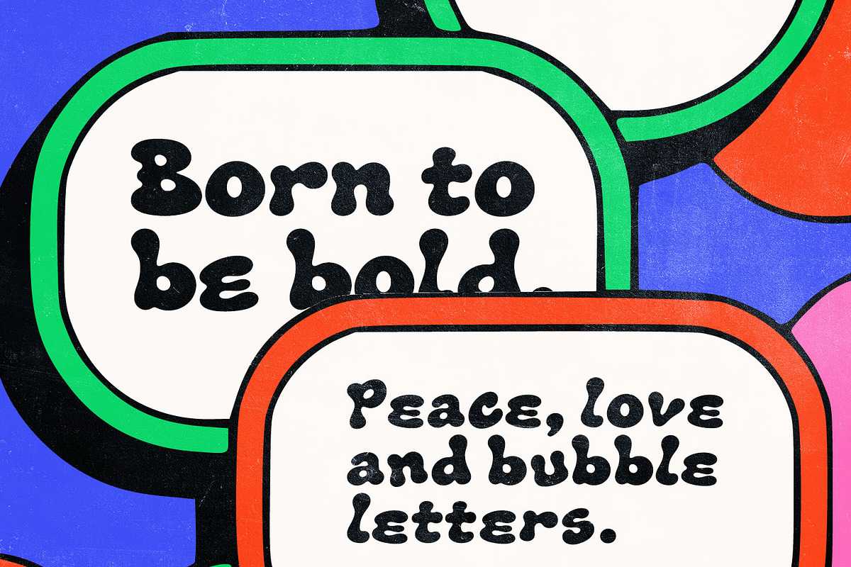 Funky Blob Font, a Sans Serif Font by Handmadefont (Photo 9 of 17)
