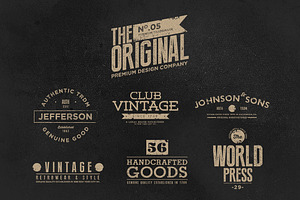 Vintage Labels & Logos Vol.7