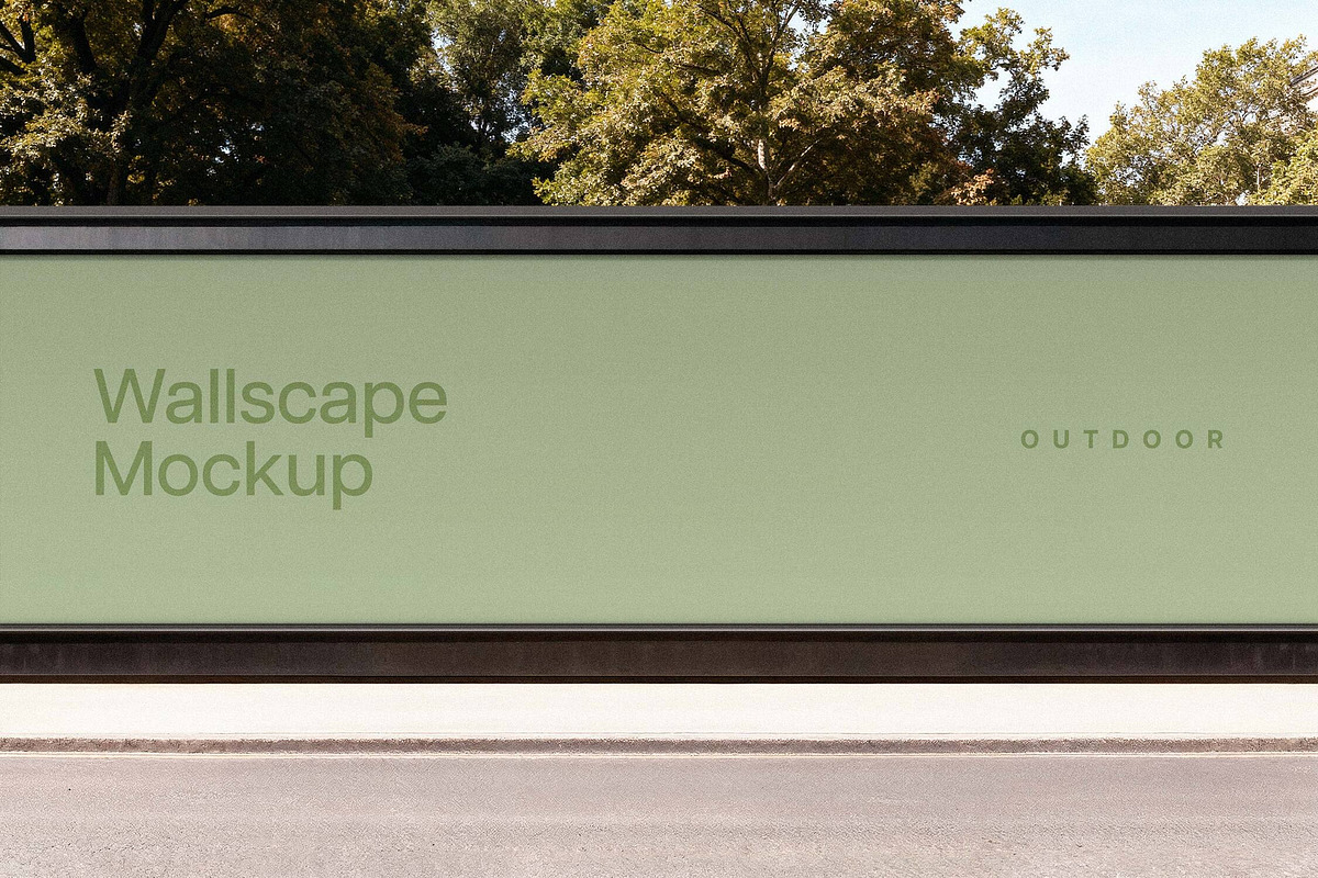 Outdoor Wallscape Mockup, an Advertising Mockup by Design Squad (Photo 2 of 4)