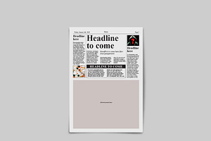 Tabloid Newspaper Template