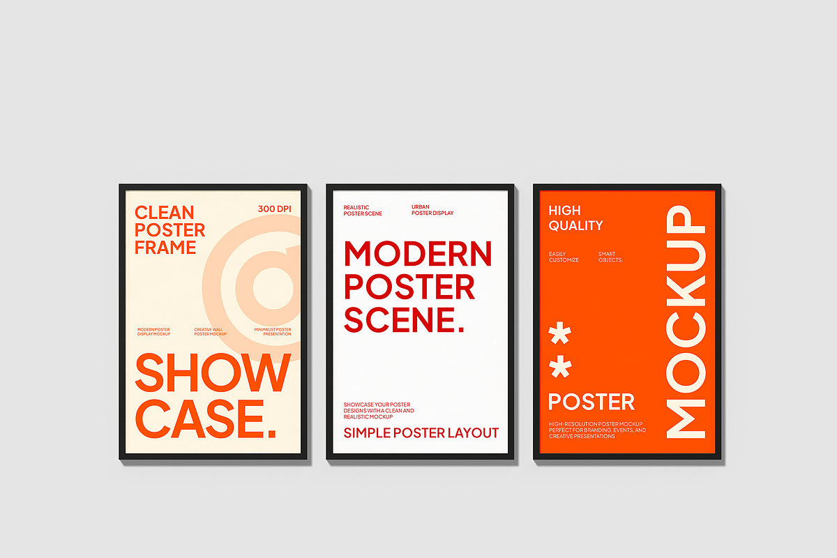 Poster Mockup, an Advertising Mockup by Bartama Graphic (Photo 2 of 4)