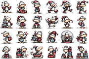 Funny Christmas Goose PNG Clipart, an Illustration by Sublimation Artist (Thumbnail 2 of 6)