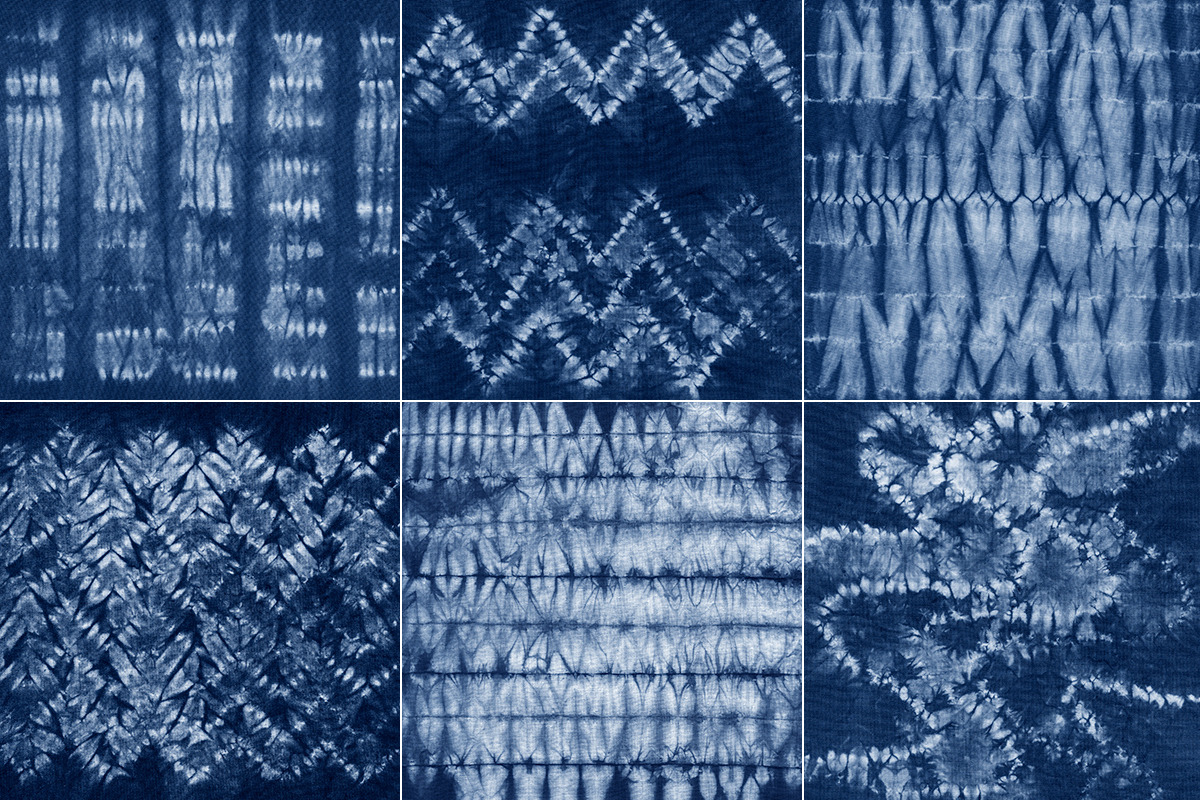 Shibori. Material dyed batik., a Texture Graphic by vetre.antanaviciute (Photo 2 of 2)