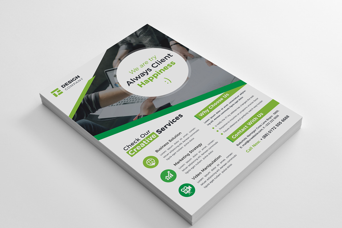 Multipurpose Modern Flyers, a Flyer Template by Thecodude (Photo 2 of 4)