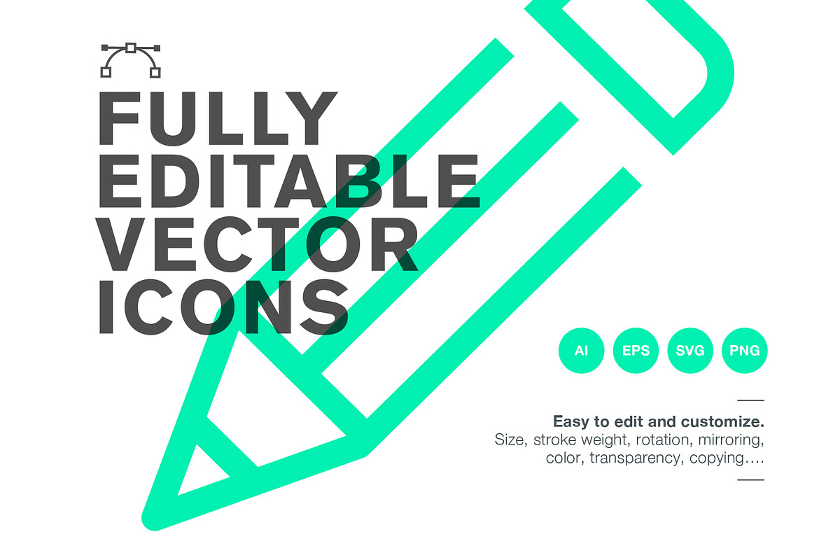 LINEO 1 - 2100+ icons, an Outline Icon by sharpnose (Photo 2 of 14)
