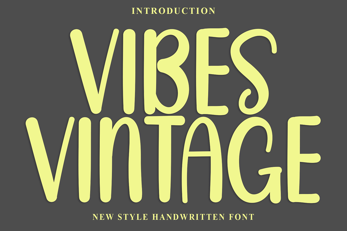 Vibes Vintage, a Script Font by FreshTypeINK (Photo 1 of 8)
