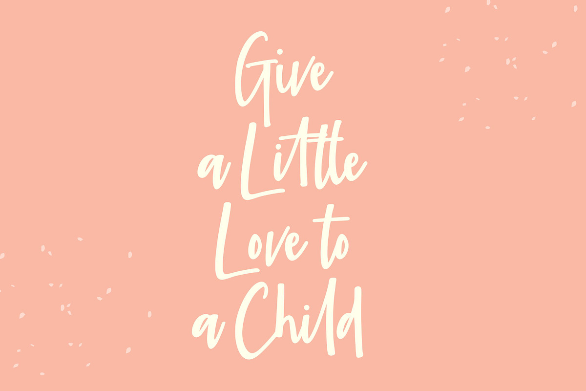 Childish - Sweet Handwritten Font, a Script Font by Balpirick Studio (Photo 2 of 8)