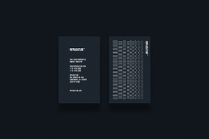 Business cards template: Infradatum, a Business Card Template by Srg®