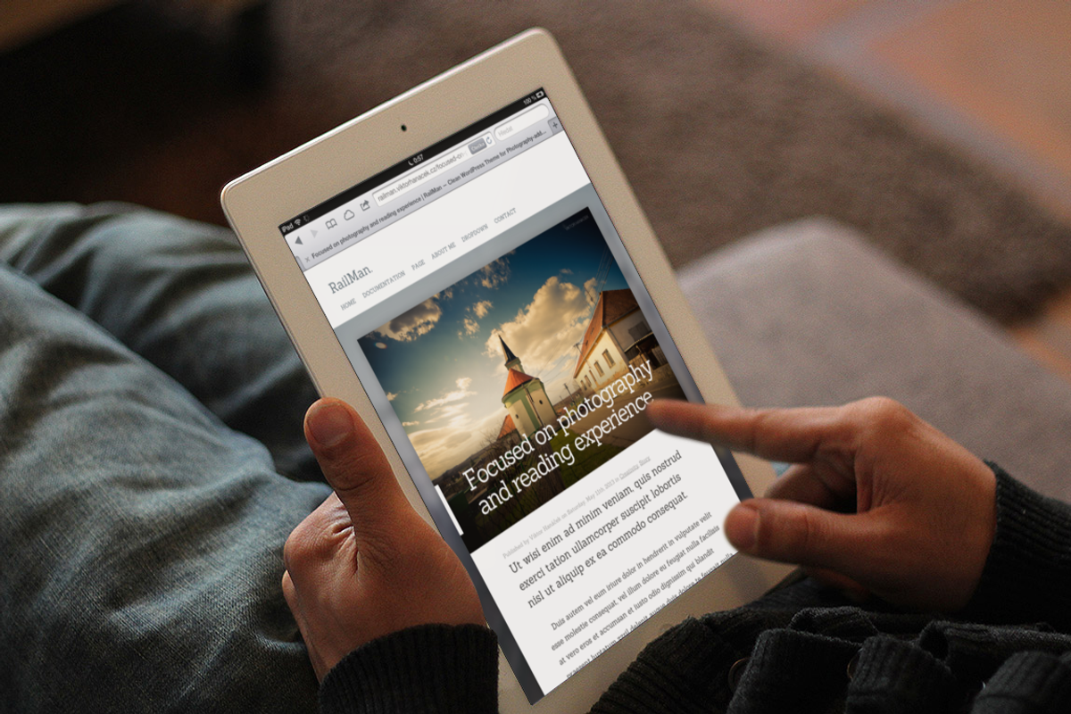 RailMan — WordPress Theme, a WordPress Template by Viktor Hanacek (Photo 3 of 4)