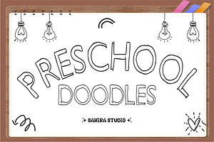 Preschool Doodles - Cute Hand drawn