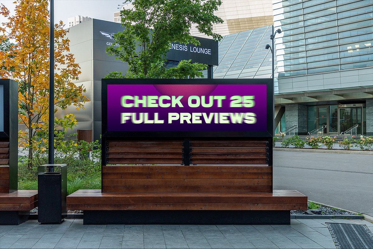 25 Street Billboards Mockups, a Product Mockup by Madebyvadim (Photo 4 of 4)