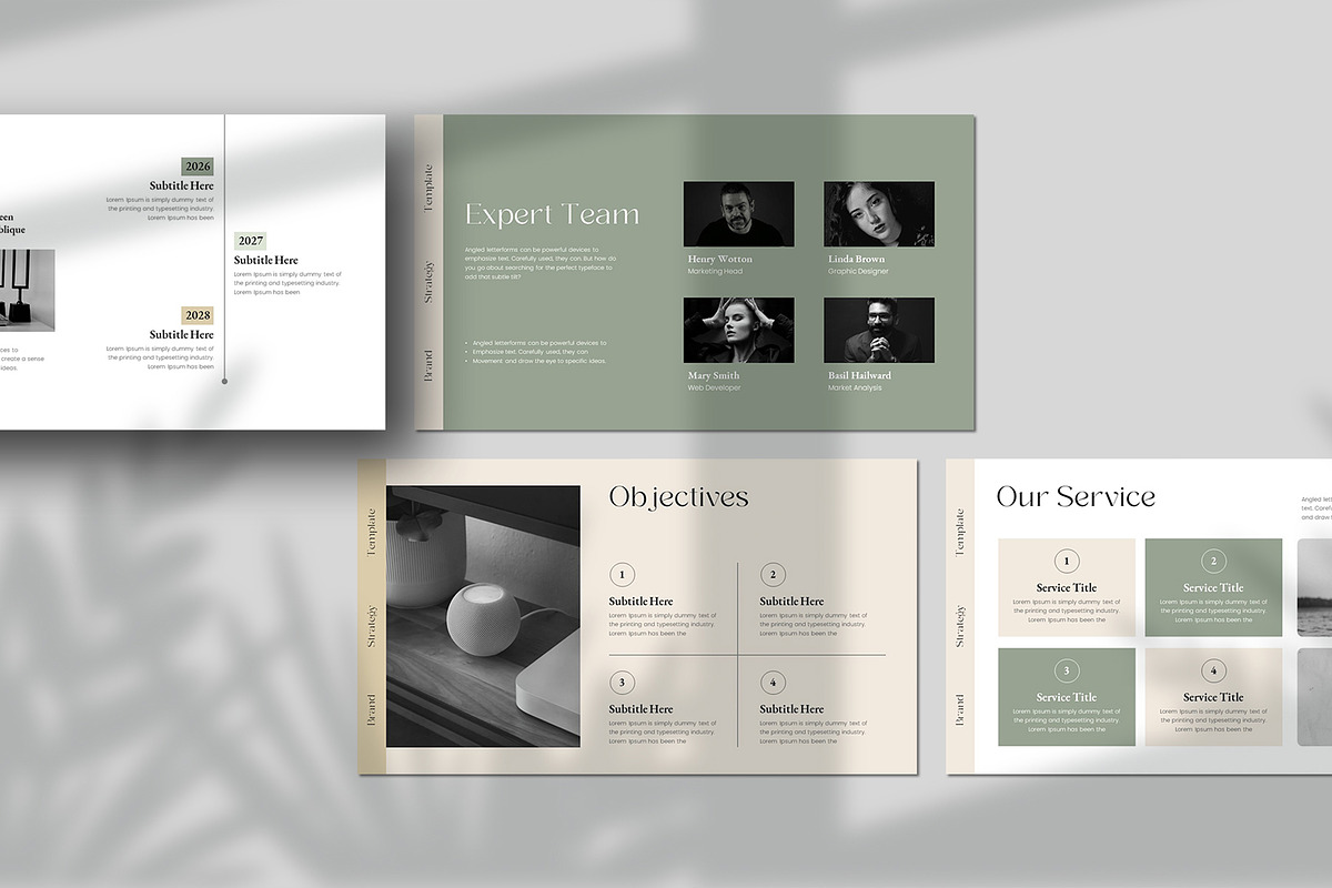 Brand Strategy Presentation Template, a Presentation Template by Design Vault (Photo 4 of 6)