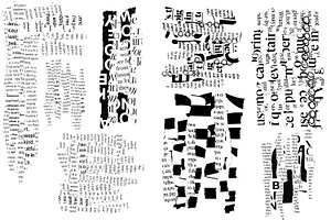 Text Collage Photoshop Brushes