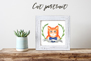 Cat portrait creator. Watercolors., a Person Illustration by LABFcreations (Thumbnail 3 of 6)