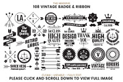 1207 Vintage Badge & Objects, a Branding & Logo Template by Toonsteb (Thumbnail 16 of 24)