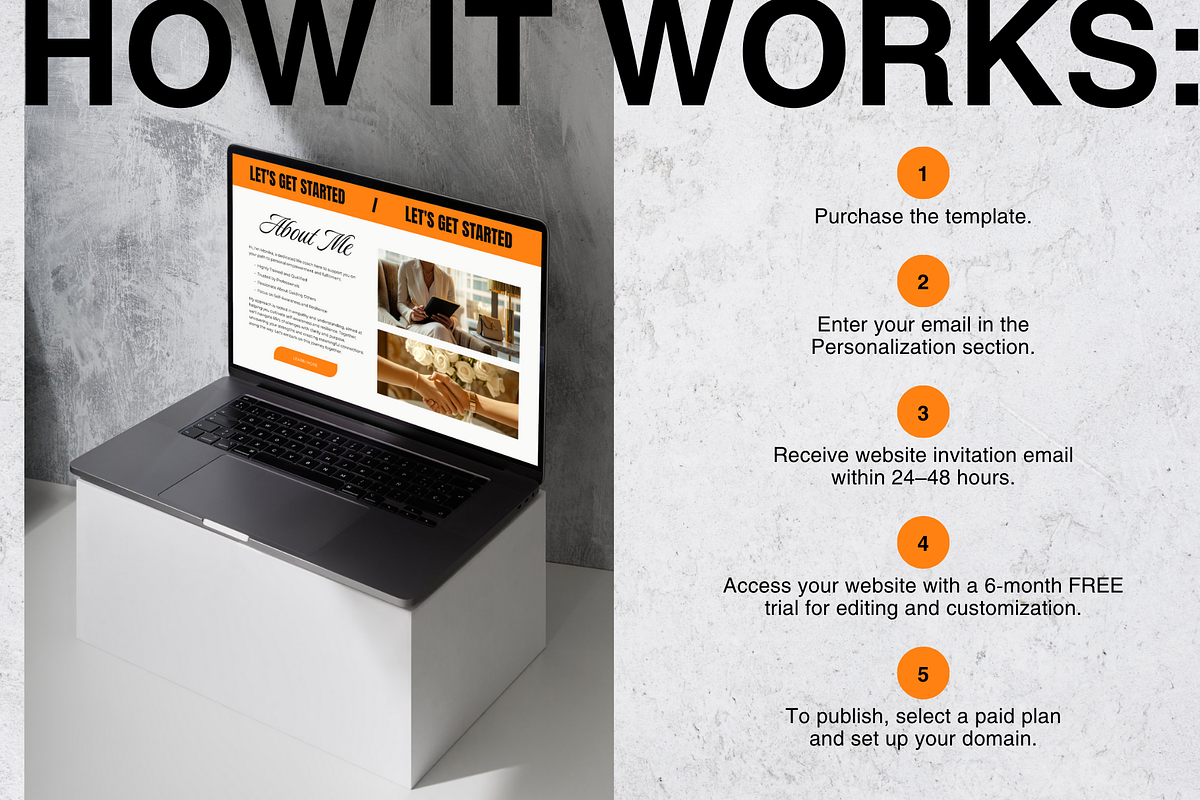 Coach Squarespace Website Template, a Squarespace Template by DesignsbyMariaStudio (Photo 2 of 10)