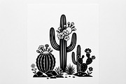 60 Desert Cactus Floral Silhouette, a Seasonal Illustration by Amazin_art (Thumbnail 38 of 38)
