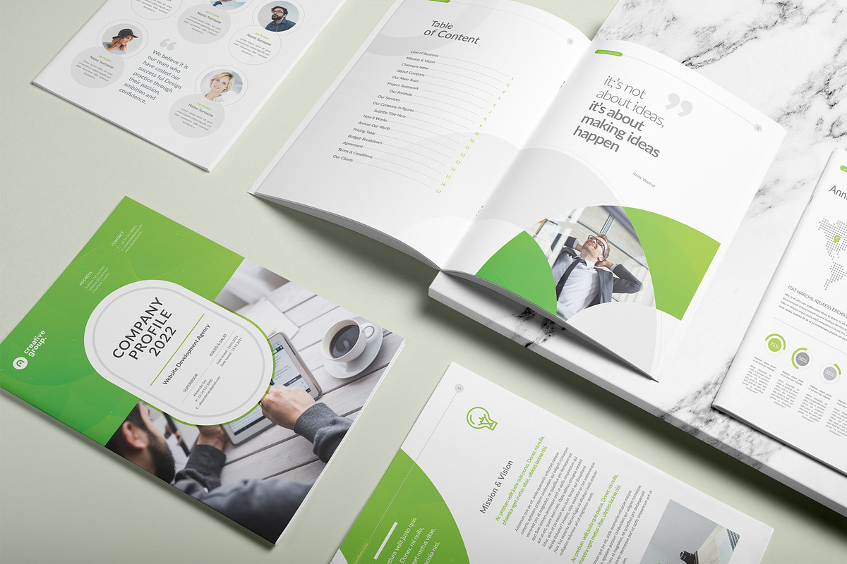 Company Profile, a Brochure Template by Brochure-Market (Photo 3 of 10)