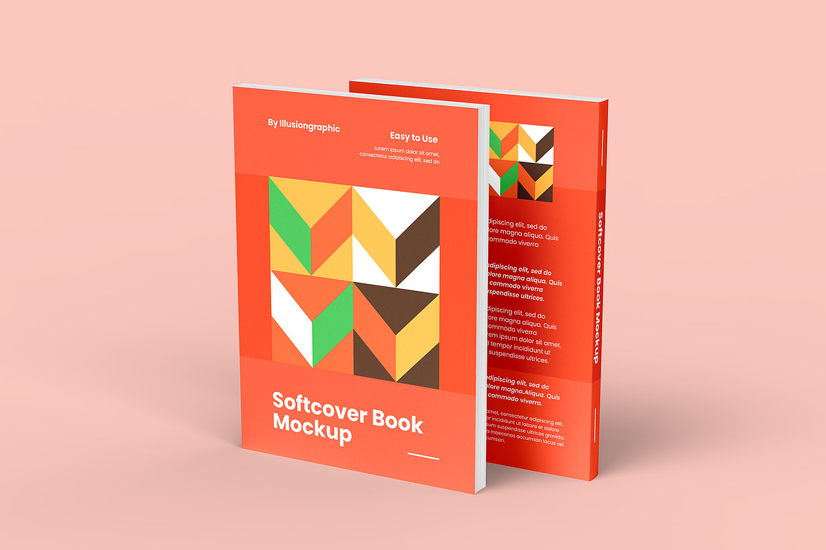 Softcover Book Mockup - 12 views, a Books & Magazine Mockup by Illusiongraphic (Photo 11 of 25)