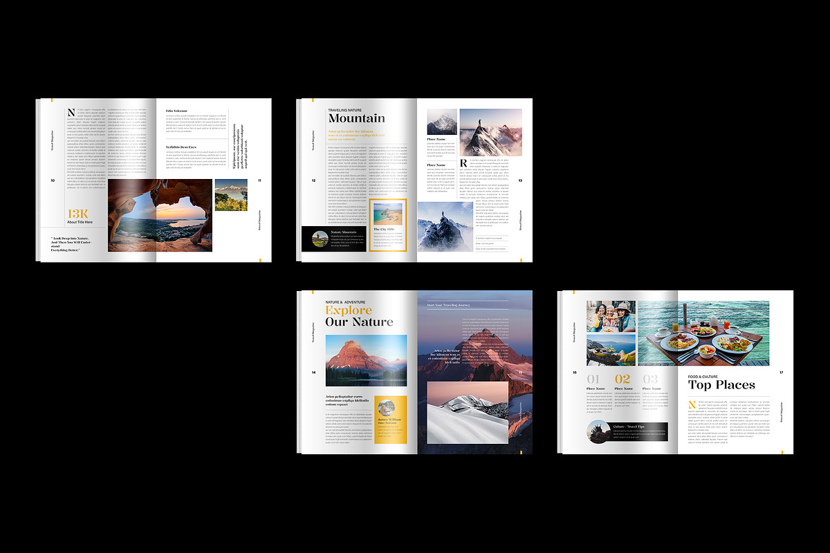 Travel Magazine Template | Photobook, a Magazine Template by Spark_Creative (Photo 13 of 14)