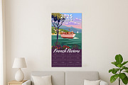 Calendar Monthly 2025 French Riviera, a Seasonal Illustration by Vector_Up (Thumbnail 2 of 7)